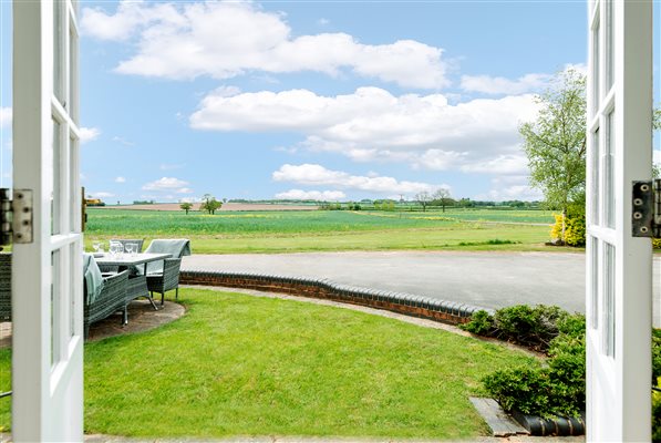 The Piggery view across the fields